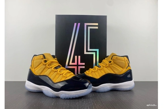 Cheap EP Jordan 11 yellow and Air AJ11 black 0507